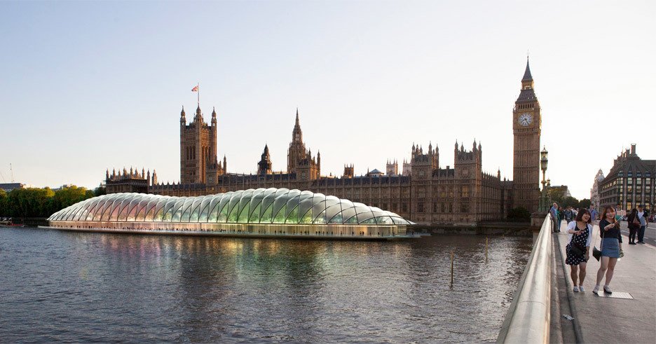 TimeOutLondon's tweet photo. The world's biggest architecture firm want to put Parliament in a giant bubble on the Thames. https://t.co/SKaBGb0Yvd https://t.co/ywlk2PJ0tj