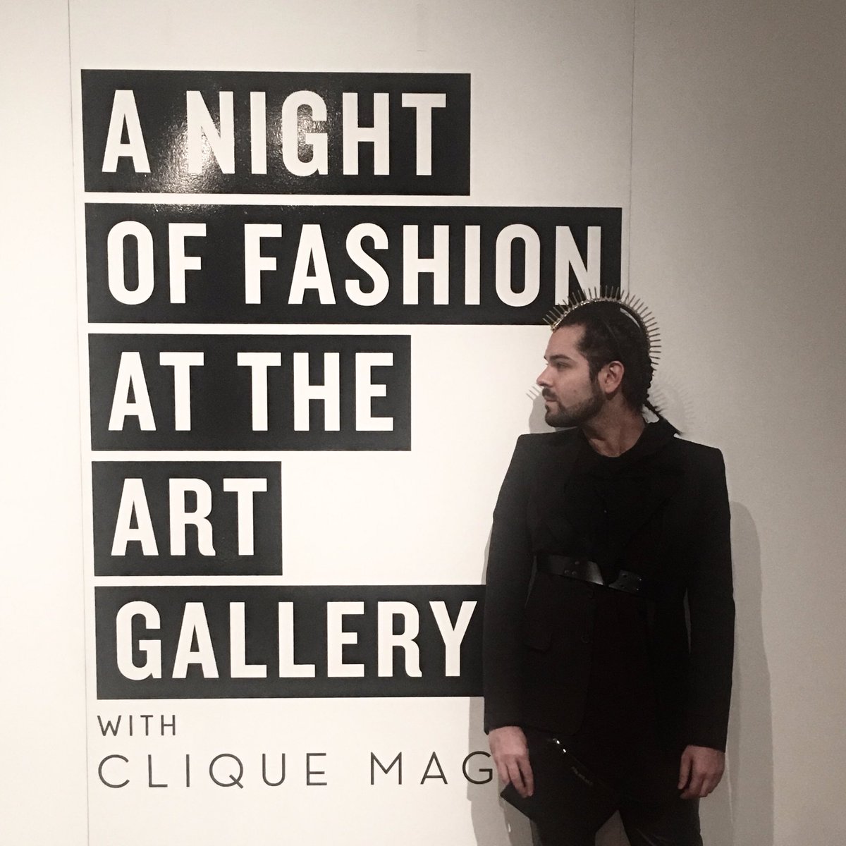 FILIP_WithAnF's tweet photo. Loved rocking some @matcho_suba headwear to #2016ANOF FOR @ADLFashionFest #AFF16 @CliqueMagAU https://t.co/FadlOQhVnK