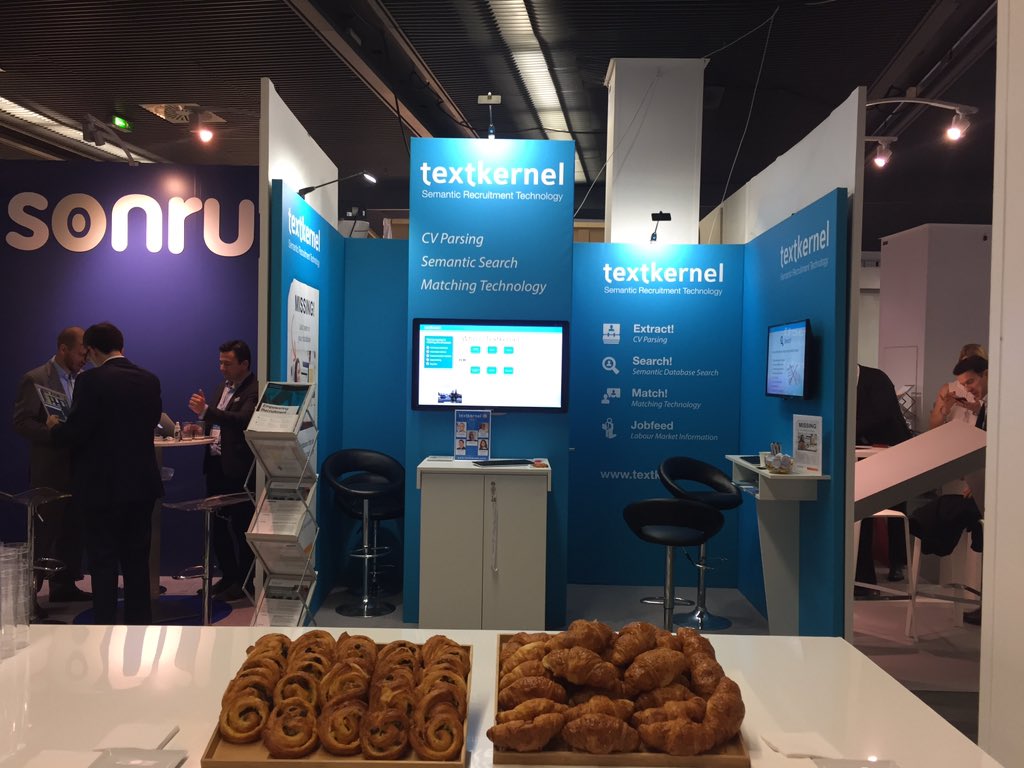 Textkernel's tweet image. Good morning! We&apos;re ready for #hrtechworld! Come find us and find out about #cvparsing #semanticsearch and #matching