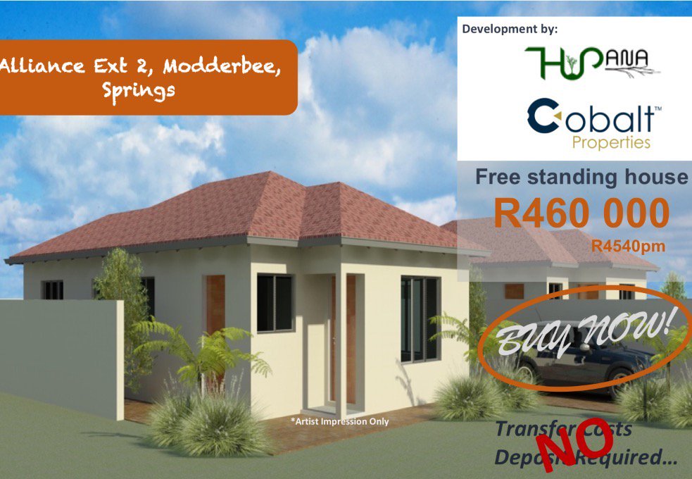 CobaltBlueProps's tweet photo. Excellent investment opportunity in Modderbee Springs from R4540pm. Call us for more info 011 383 2056 https://t.co/51GqFPg0i8