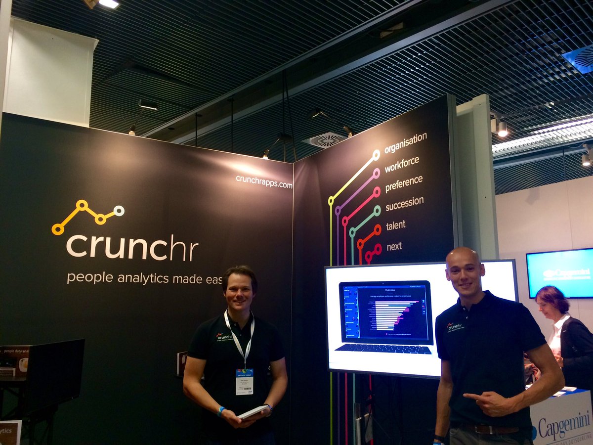 SvandeSchraaf's tweet photo. This week @crunchrapps is in Paris at the @HRTechWorld congress! #PeopleAnalytics https://t.co/bb0qZcH5ar