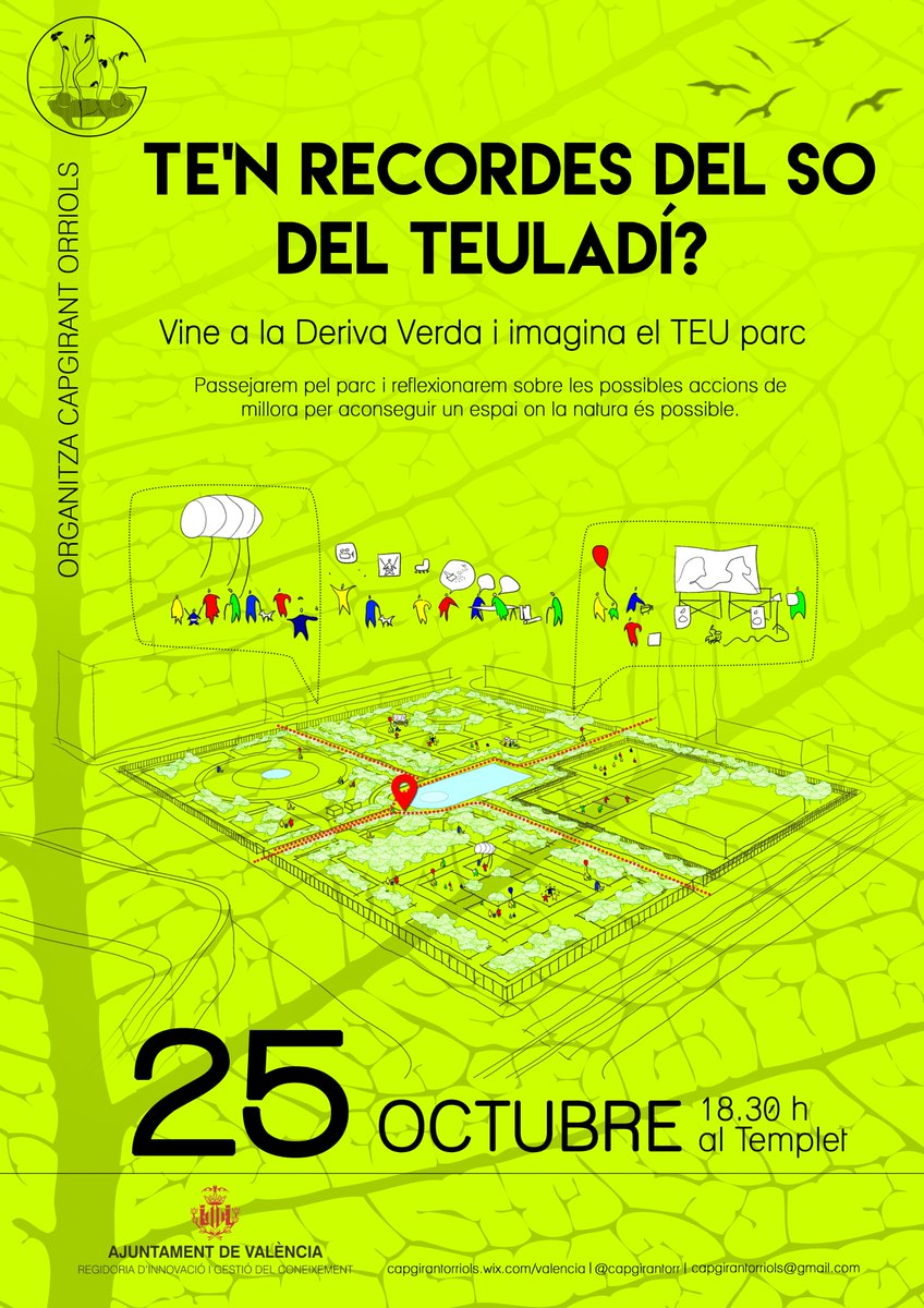 capgirantorr's tweet photo. Us recordem que hui tenim DERIVA VERDA a les 18.30h al parc! Esteu invitades!! https://t.co/AFY0ZOljoH