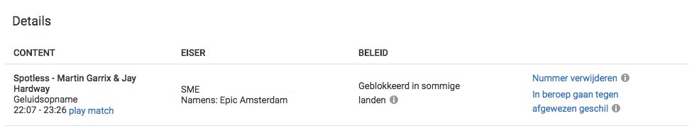 iSickMusicDaily's tweet photo. I thought a @MartinGarrix track wouldn't have problems with the copyright claim bullshit on @YouTube... I don't really get why though :( https://t.co/FPn0pAt1uy
