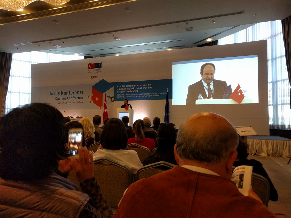 Genç İstihdamın Artırılması İçin #Ankara #Girişimcilik Ekosisteminin Geliştirilmesi Projesi'nde yerimizi aldık.