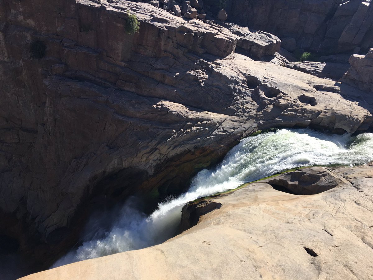 TravelBrics's tweet photo. We're @SANParks Augrabies Falls National Park for this #TravelTuesday #MeetSouthAfrica #ShotLeft https://t.co/zuzcLn6gij