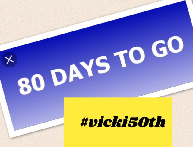 Suztew2's tweet photo. @GaryBarlow countdown update to @mummybyatt #vicki50th #halfcentury #fundraiser #youngepilepsy #cakefortwo #14Jan17 💋💋 https://t.co/uWyqlzHAMm