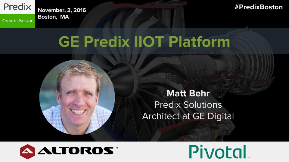mary_aniram's tweet photo. GE #Predix #IIoT Platform by Matt Behr at #PredixBoston Nov3 Meetup https://t.co/21dcupJUF5  #IoT #IoTPlatform #BigData #IndustrialInterenet https://t.co/fPaW4cYrrU