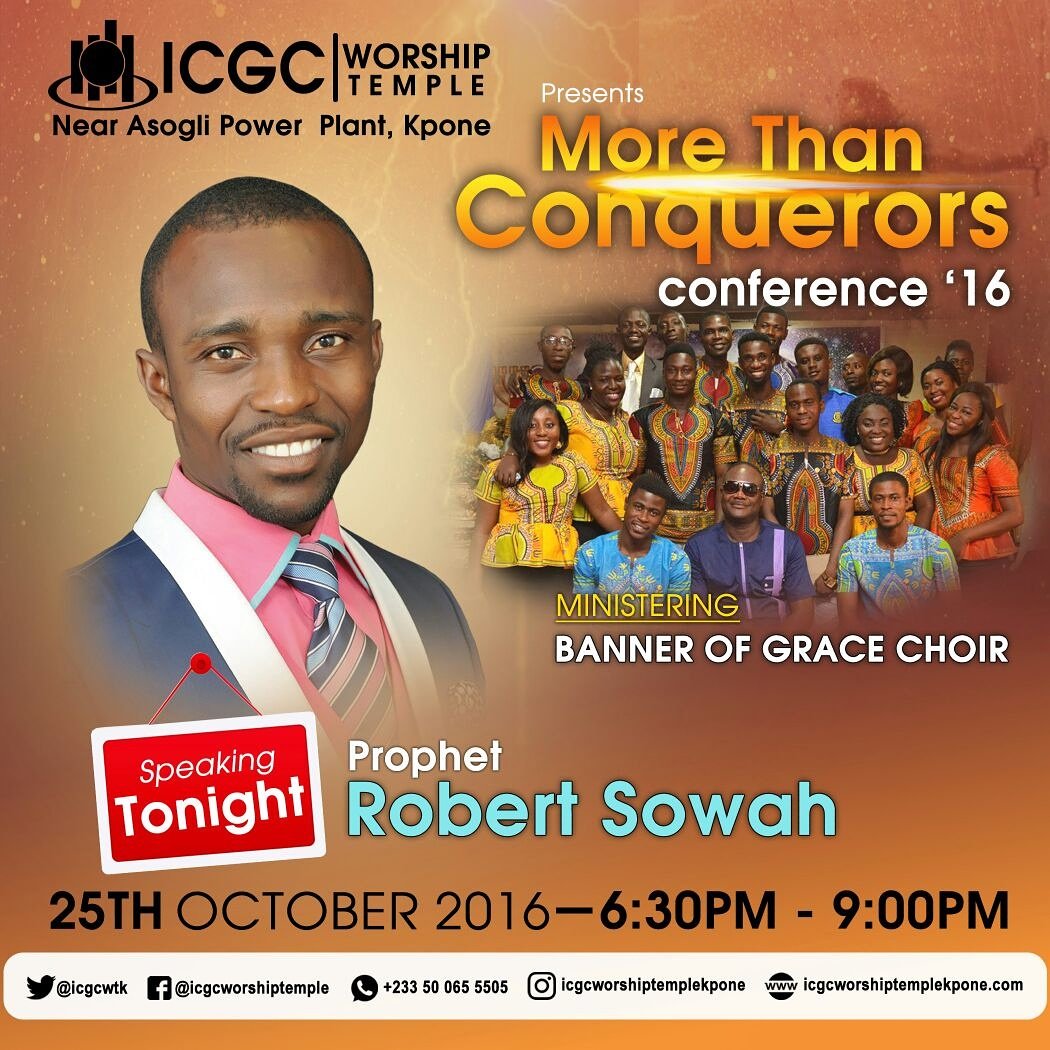 icgcwtk's tweet photo. Day1 was powerful #ProphetRobertSowah  #IcgcWorshipTempleChoir 

Day2 is here again don't miss it 
#MTCC2016 https://t.co/bmpZtTnZYD