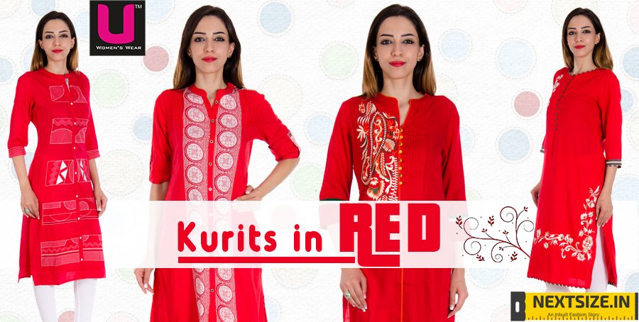 NextsizeIn's tweet image. Ravishing red #Kurtis as your daily wear. 
Visit: nextsize.com