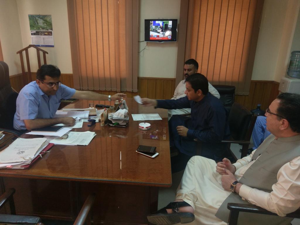 KhurumSherZaman's tweet photo. Submitted application this morning at City Railway office for 2 special trains for our Islamabad lock down March. https://t.co/HzrWBbEJUP