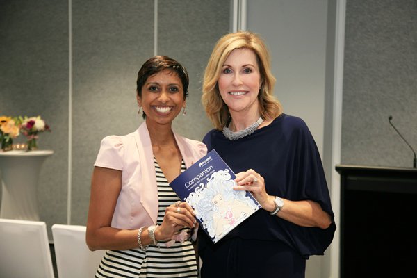 standrewsbris's tweet photo. Our mindfulness colouring book for breast cancer patients unveiled today with help from @Ch7Queensland Kay @KayMcGrath7 #breastcancer https://t.co/kJJx1DqLsV