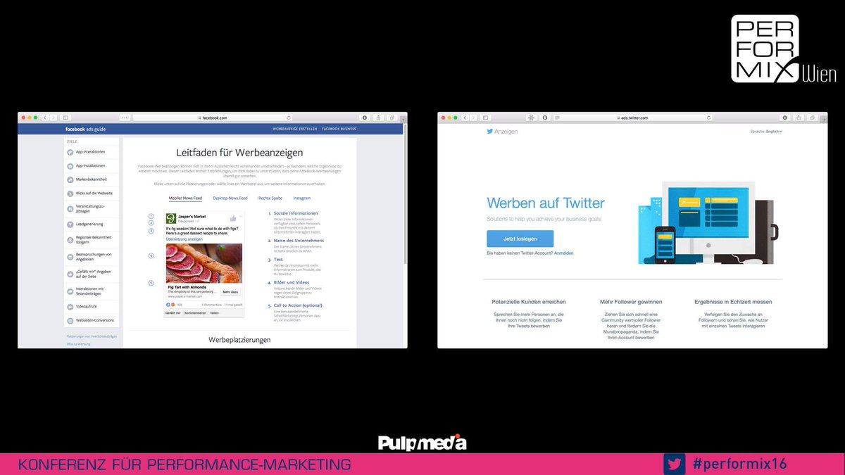pulpmedia's tweet photo. Die Guidelines für Werbeformate:
Facebook: https://t.co/JAQkmiY8rI
Twitter: https://t.co/jENQCHqjnR
#performix16 https://t.co/A5xBtVf7p0