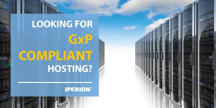 Are you looking for #GxP #compliant #hosting? Find out more.. goo.gl/Jrm0lk #iperion #ITInfrastructure #lifesciences