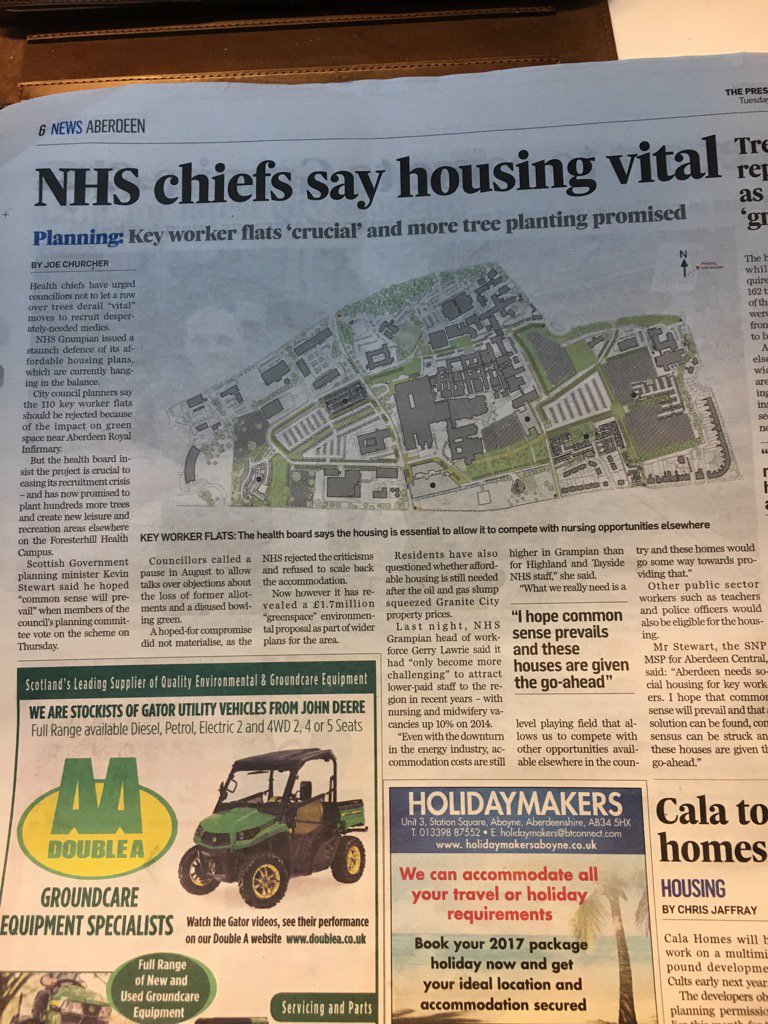 #Aberdeen Key worker flats - please let common sense prevail. Great scheme and well designed. Approve and move on 👍