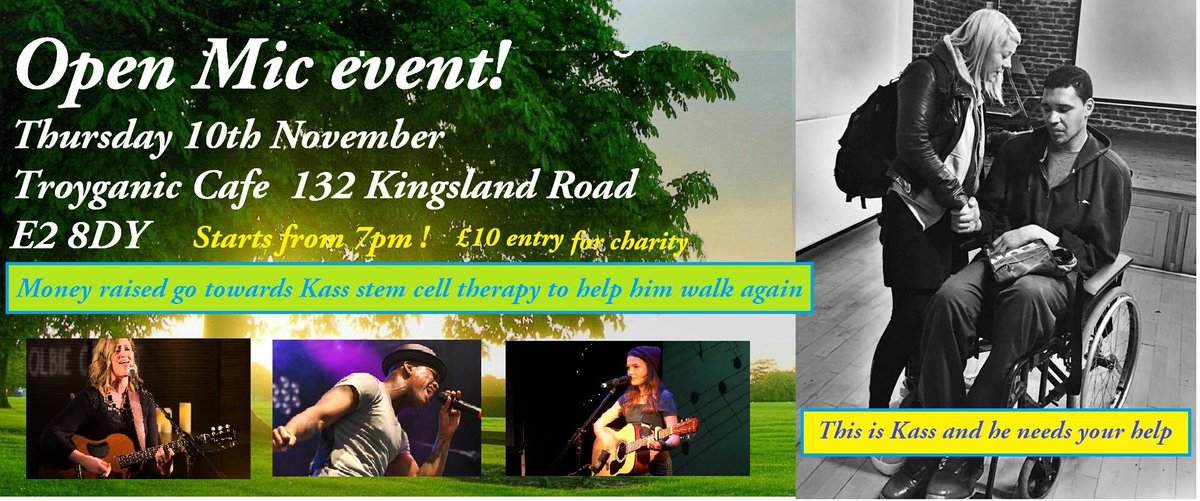 Shar_Asia's tweet photo. My good friend is organising an open mic event for @Kassman20  <3 https://t.co/jZbT6w7GgF