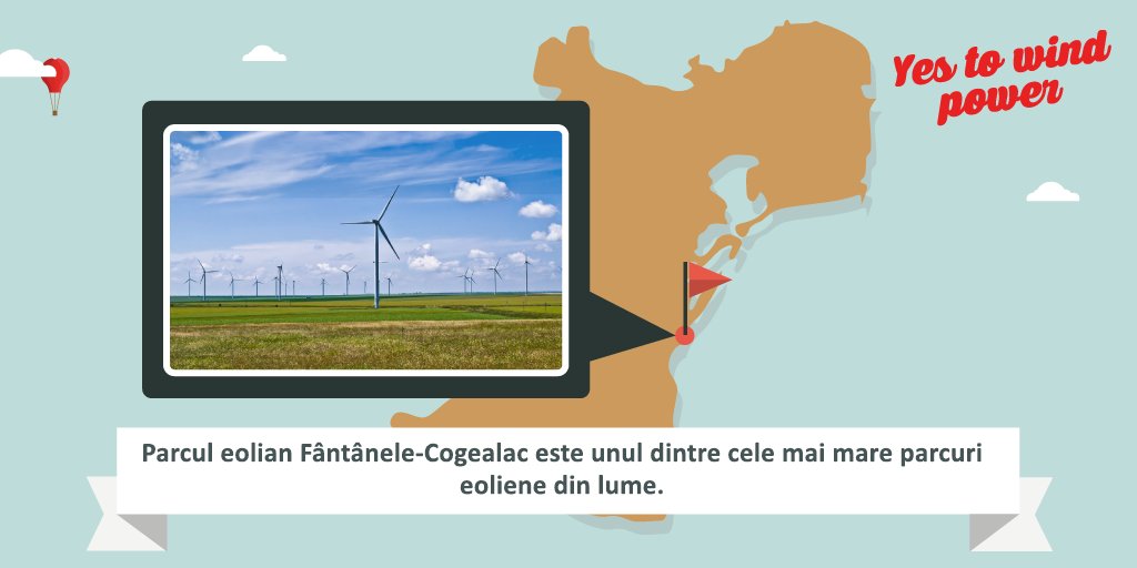 YesToWindPowerR's tweet image. Parcul #eolian Fântânele-Cogealac este unul dintre cele mai mari parcuri eoliene din lume.