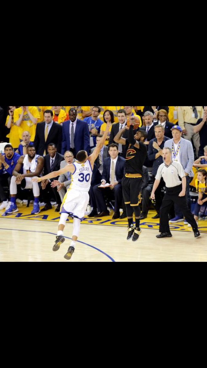 SCHEMlNG's tweet photo. @StephenCurry30 Biggest shot in NBA history never old https://t.co/lDsQxee9zI