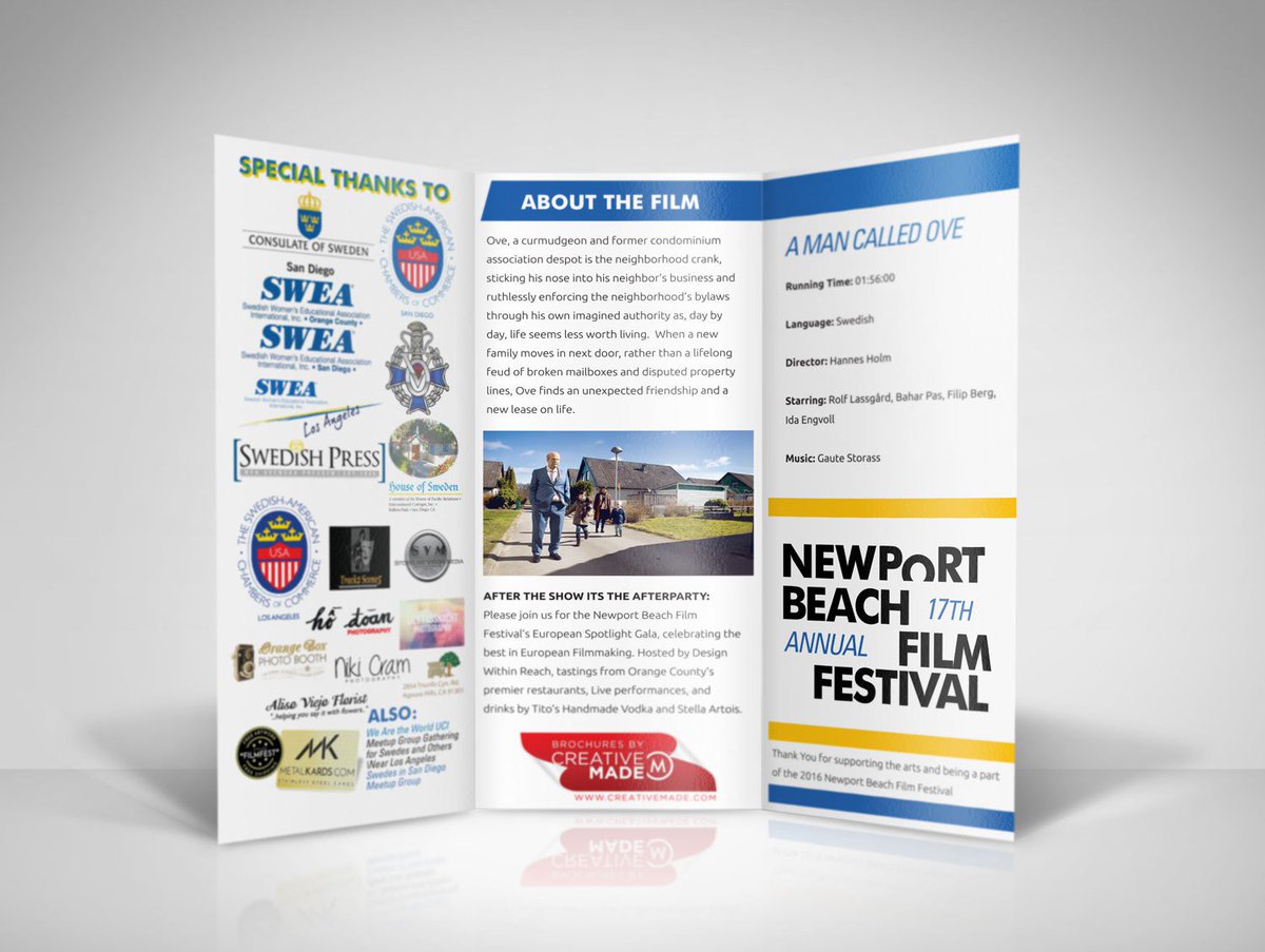creativmade's tweet photo. "SCHEDULE A DEMO" https://t.co/1QH2d5oo0m #sponsor #newportbeach #nbff #creative #brochure #design #filmfestival https://t.co/d4v4aTeyyy