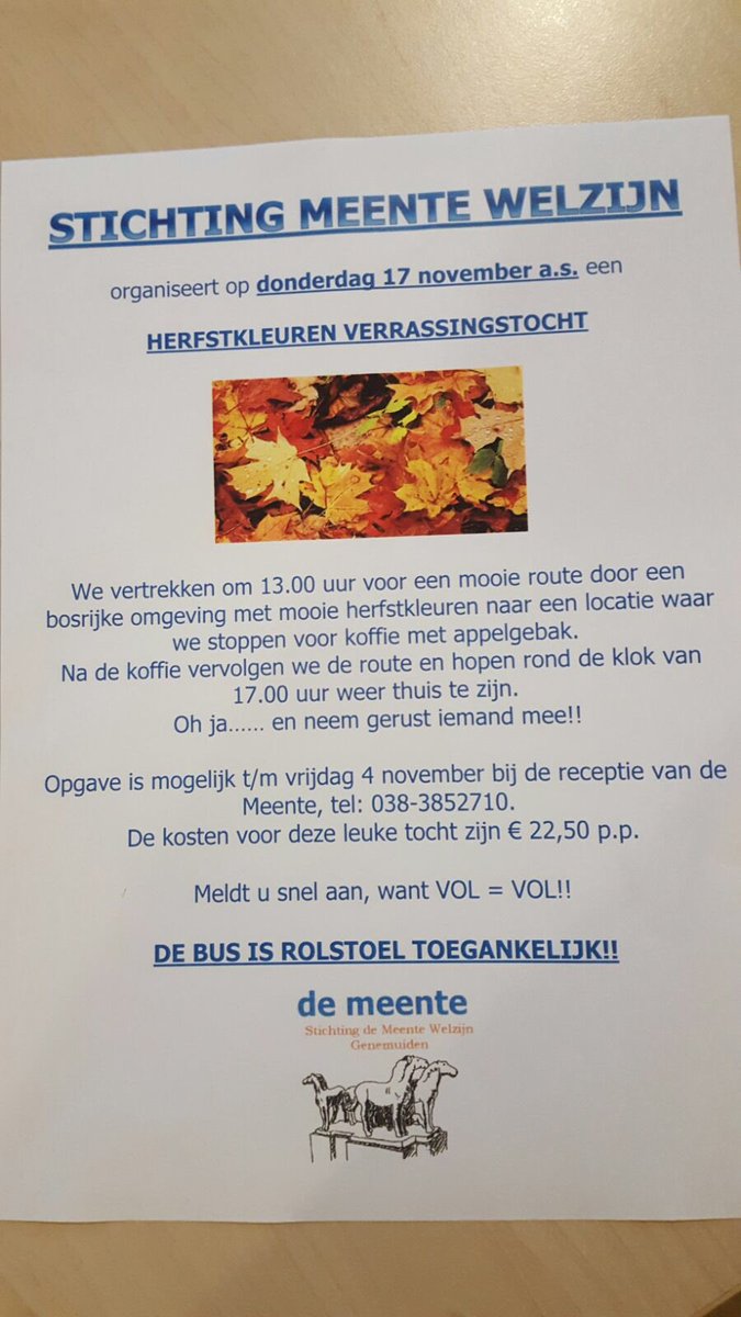 Verrassingstocht!