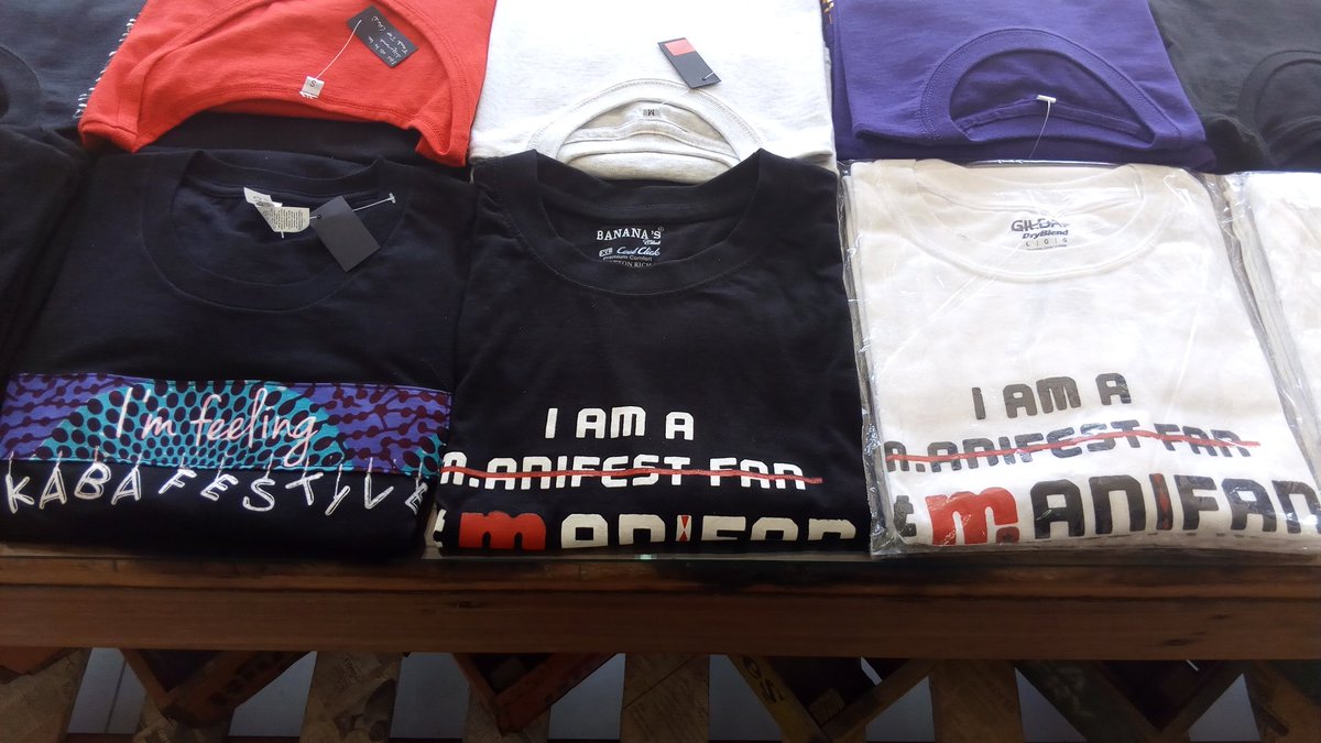 manifestive's tweet photo. Get your "I'm feeling kabafestive" &amp; "I am a manifan" tees from @LOKKO08GH Store in Osu (Accra) about 100m from the Kingdom bookstore. https://t.co/chw85KFsWA