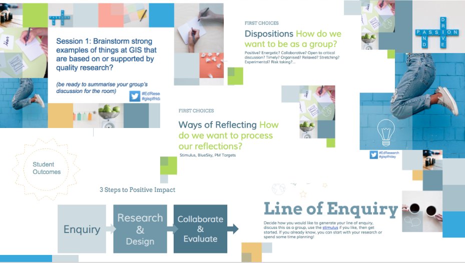 MrMcConchie's tweet photo. @dbj21teach Big thank you to all for brilliant research foci from #gisplfriday session 1 of Research2Action Groups @DTatGIS #EdResearch https://t.co/yxigcpks6e