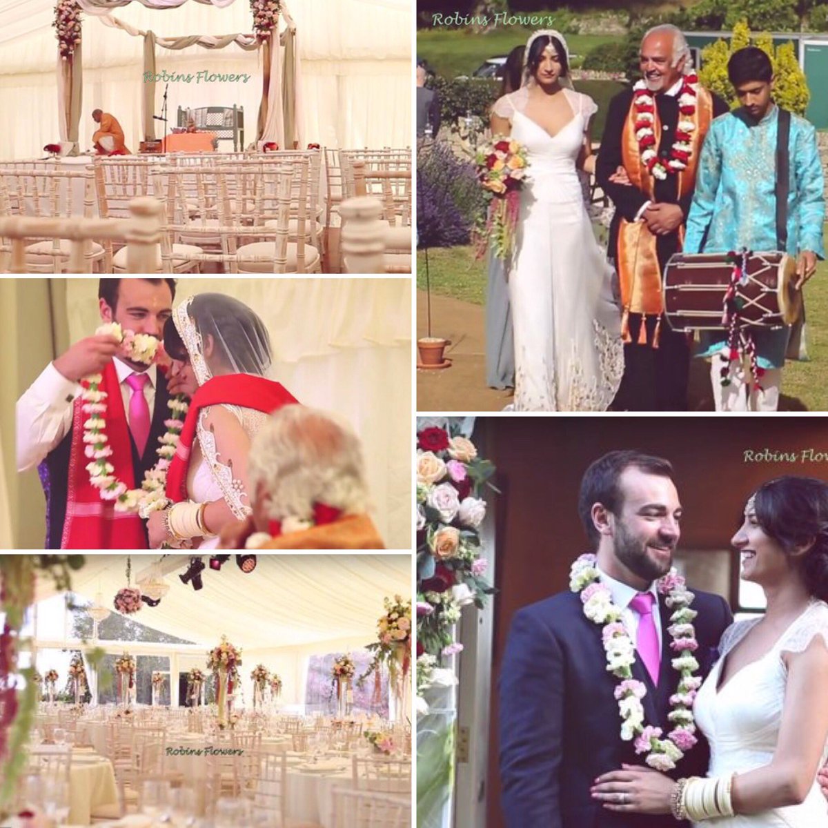 An Indian wedding in the Cotswolds <a href="/Robinsflowers/">Robins Flowers</a> #indianweddings #cotswoldsweddings #weddingflowers
