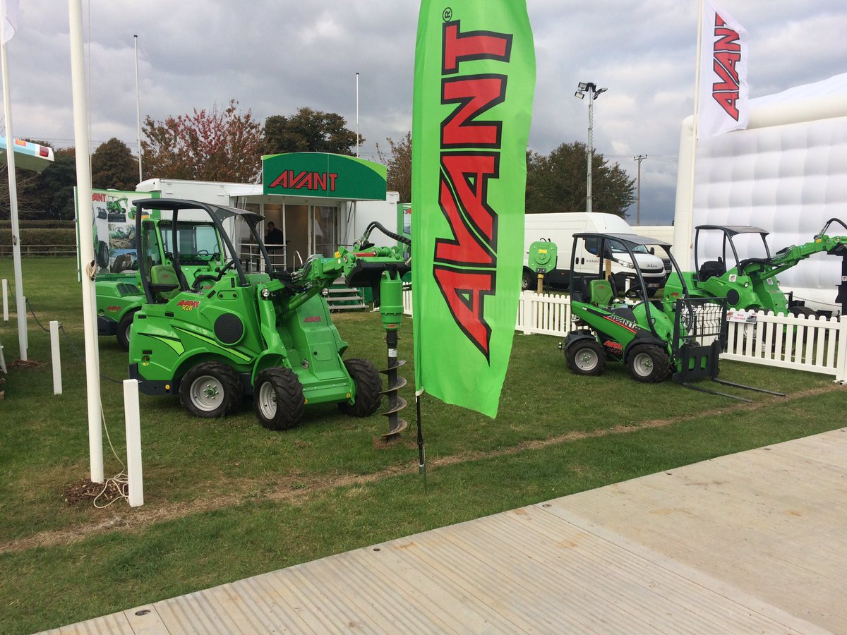 TVE Hire &amp; Sales joining up with Avant Loaders at the Showman's Showman Newbury last week.