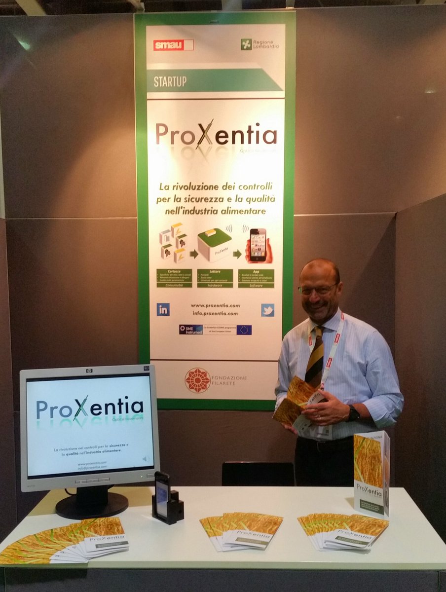 ProXentia's tweet photo. Proud to be @smaunotes thank to @H2020SME @cathypouret @FFilarete @LombardiaOnLine https://t.co/7YDBdurMjb