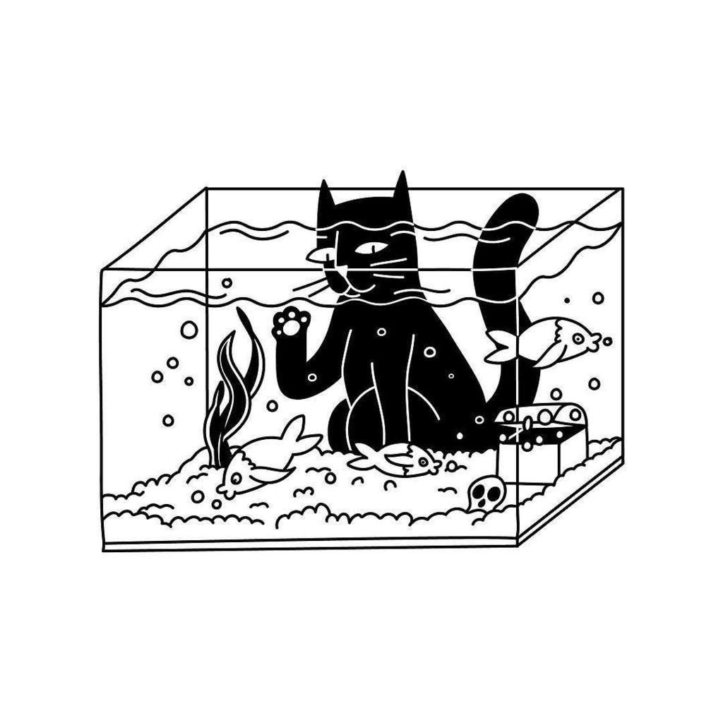 Annika_the_K's tweet photo. Just looking ๐
#inktober #vectorillustration #wacom #anothercat #fish #goldfish #aquarium โฆ https://t.co/87YBw32gKU https://t.co/Aq7F1ms7Oo