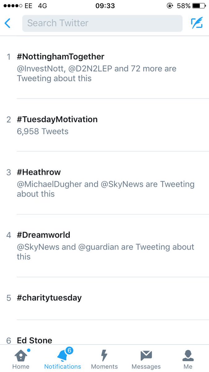 Oh what's that? Number 1 trending topic in the UK? #NottinghamTogether (sorry Heathrow)