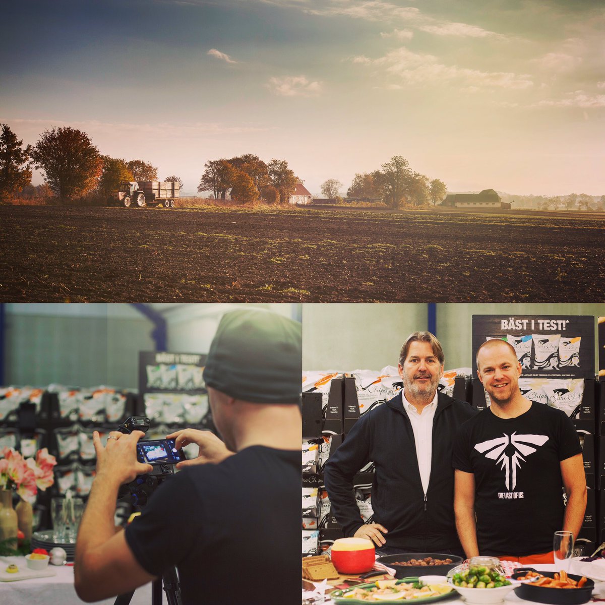 we_are_kind's tweet photo. Great day filming with @JohanHedberg and @Bjarehembygd #bjärechips #sverigesgodastchips #matgeek #smaktest https://t.co/Mcj5aHM1dS