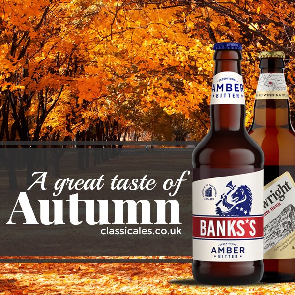 classicalesbeer's tweet photo. Wishing you a wonderful autumn from all at classicales. #ales #ale #beer #autumn #love #classicales #beauty #leaves #colour https://t.co/kMRyPxWzrt