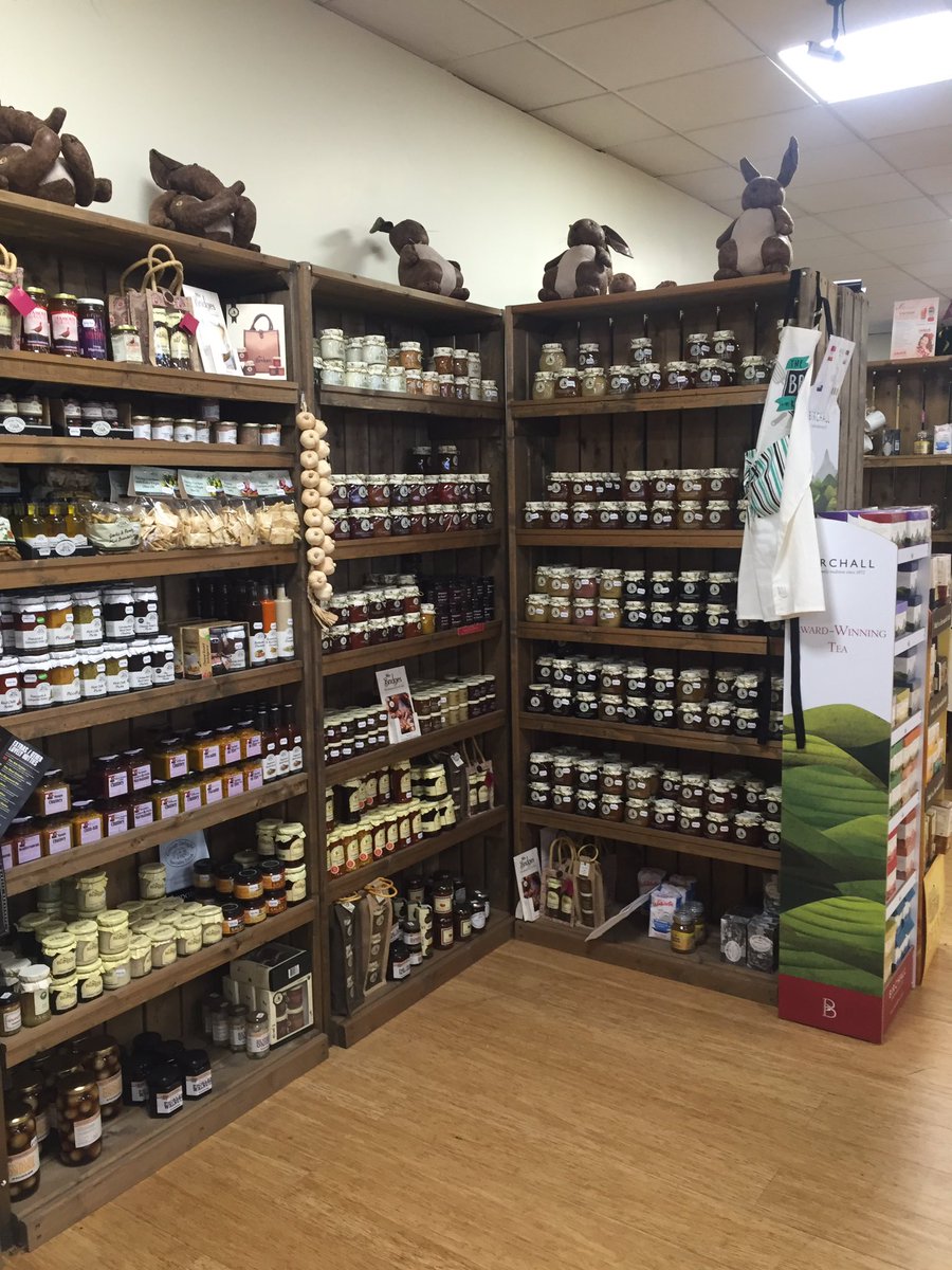 shedderly's tweet photo. Christmas merchandising finished in the farm shop, making full use of rustic artisan crates. https://t.co/OscUsHYwcM