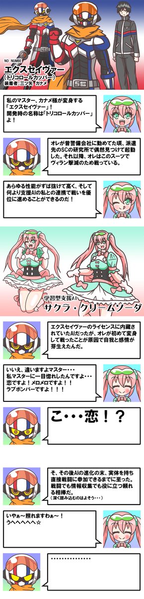 #企画オール・フォー・ワン・スピンオフ
カナメ&サクラのカッパー解説コーナー
第一回目は自分らのこと

最近参加した自分が他の参加者の方のキャラを覚えることもかねて始めました。
不定期でやります。 