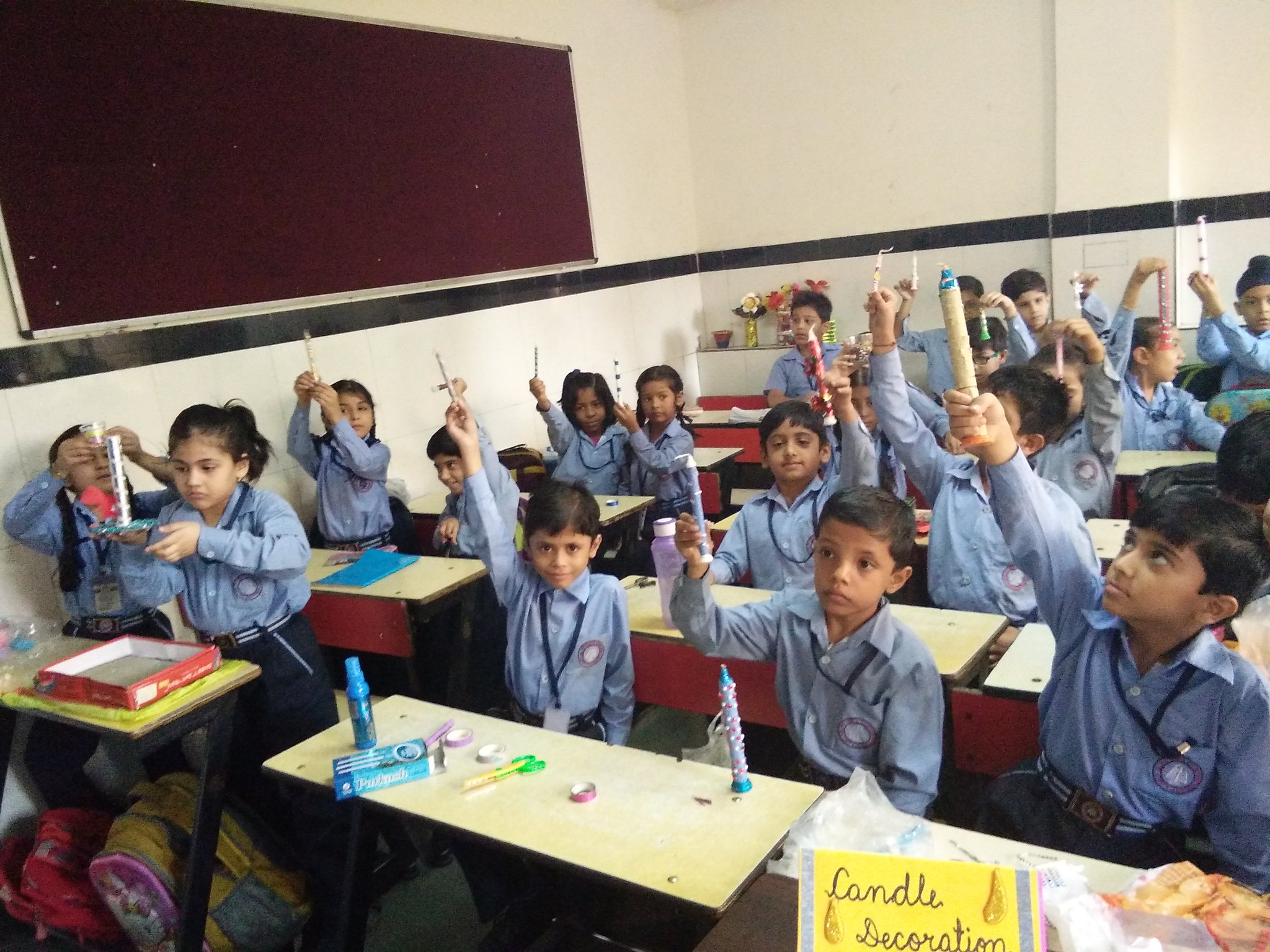 St. Peter's Convent on Twitter "diwali Candle Decoration Competition was organised for the