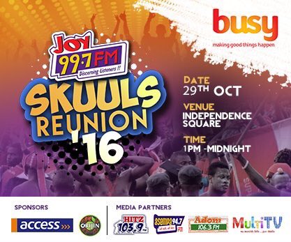 Adom1063fm's tweet photo. This weekend is all about music, fun, chant, competition &amp; more @ the Independence Square @Joy997FM #SkuulsReunionBusy4G #AdomDwasoNsem https://t.co/60A0OyEE3n