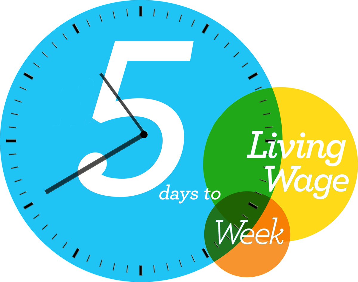 LivingWageUK's tweet photo. 5 days to go until #LivingWageWeek! Everyone can be a part of the @LivingWageUK movement. Join the thunderclap today https://t.co/jjdCHg9u48 https://t.co/HXoDrrGVTw