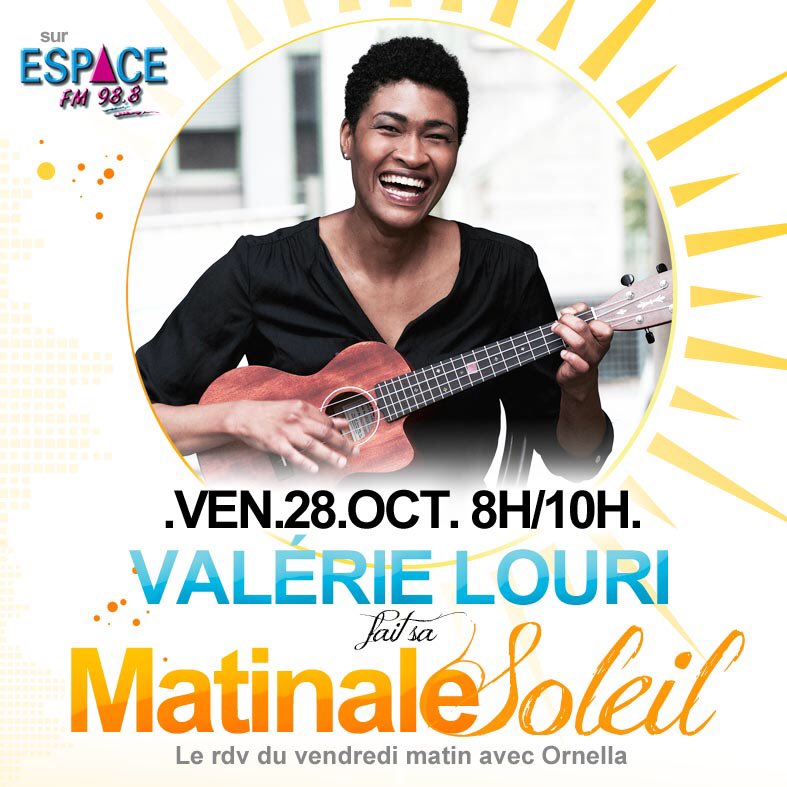 teamsoleil988's tweet photo. Au tour de #ValérieLouri d'assurer la co-animation de l'émission de ce vendredi avec @OrnellaEspaceFm ☀️ https://t.co/oSyYAylWuu