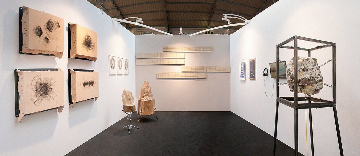 Eric_Mouchet's tweet photo. Quelques vues de notre stand à la @YIA_ARTFAIR avec #CyrilZarcone @pierregaignard et #Remidalnegro https://t.co/f2wVeQvLfZ