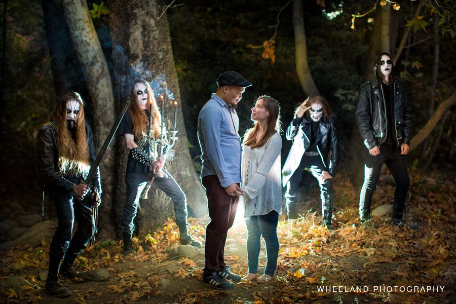 IndyMusic's tweet photo. Black metal band stumble across engagement shoot, crash it https://t.co/6bnM72Iy12 https://t.co/QoQpN21kRt
