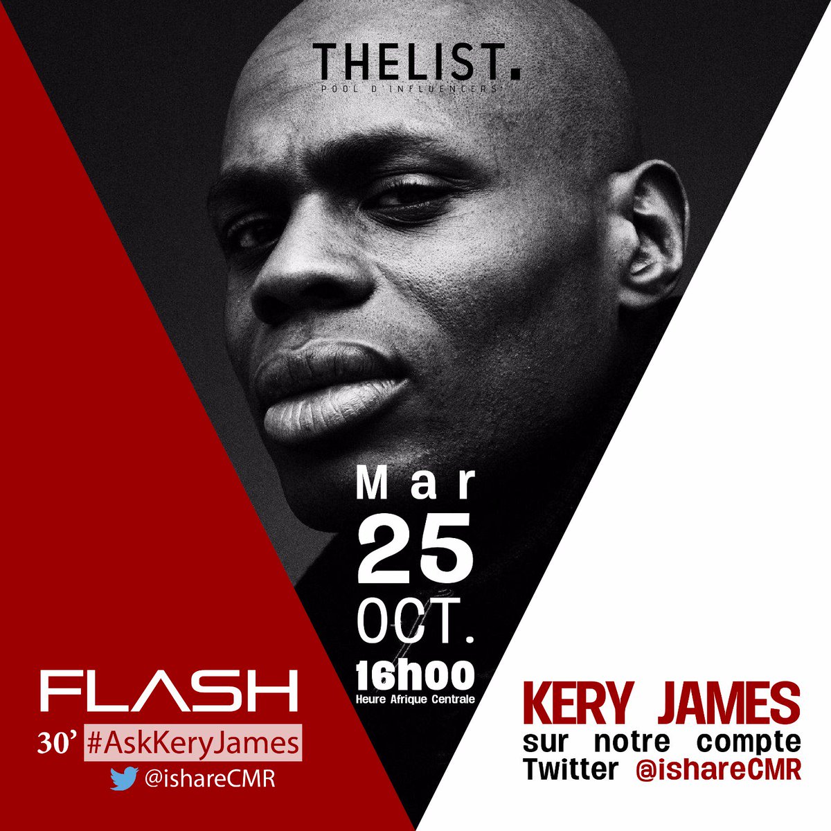 THELIST_100's tweet photo. @KeryJames sera avec nous tout a l'heure sur @iShareCMR !

Avez-vous des questions? Un HASHTAG : #AskKeryJames https://t.co/gsiOnzHkm5