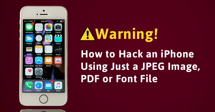 TheHackersNews's tweet photo. Warning! Your Apple #iPhone or #iPad Can Get Hacked Just by Opening a JPEG Image, PDF, Font File https://t.co/3q8qFNj1V0 #security #hacking https://t.co/wFgkdyEQAv
