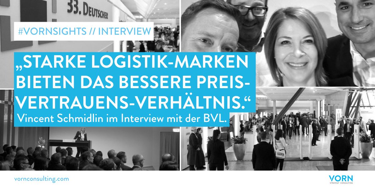 VORNconsulting's tweet photo. Vincent Schmidlin @vinsch im #Interview über starke #Marken #Logistik #vornsights #dlk16
https://t.co/eHGJTknhmc https://t.co/Eczzz8Cg5W