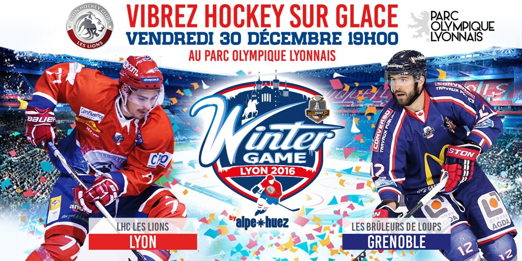 GroupamaStadium's tweet photo. RDV le 30 décembre à 19h pour le Winter Game by @alpedhuez !! 
Places à partir de 10€ et infos sur https://t.co/Ra8r6Mp7fz https://t.co/7u0ETN2q5O