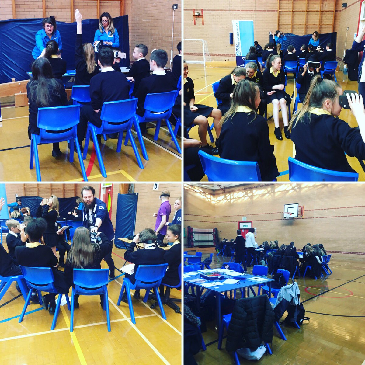 MIDCommsUK's tweet photo. @ashtoncsc_Comp first half of the day nearly done! Some amazing #VR headsets have been designed! Great work guys!! https://t.co/8lpxjwsIeI