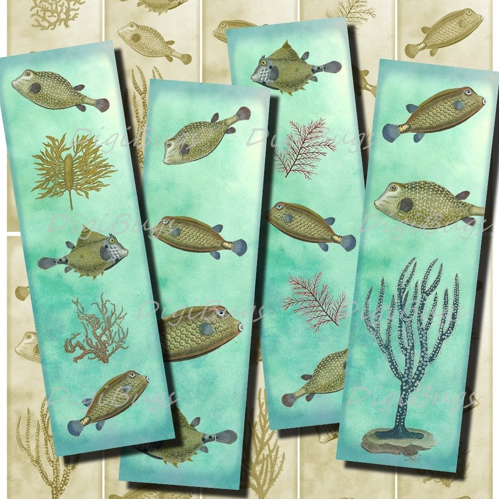CraftyBugs7's tweet photo. Printable Bookmarks - Sea Life, Fish Images - Vintage Nautical Image… https://t.co/5B2NU9cI35 #Etsy #DigitalBookmark https://t.co/M8bEYZA4LZ