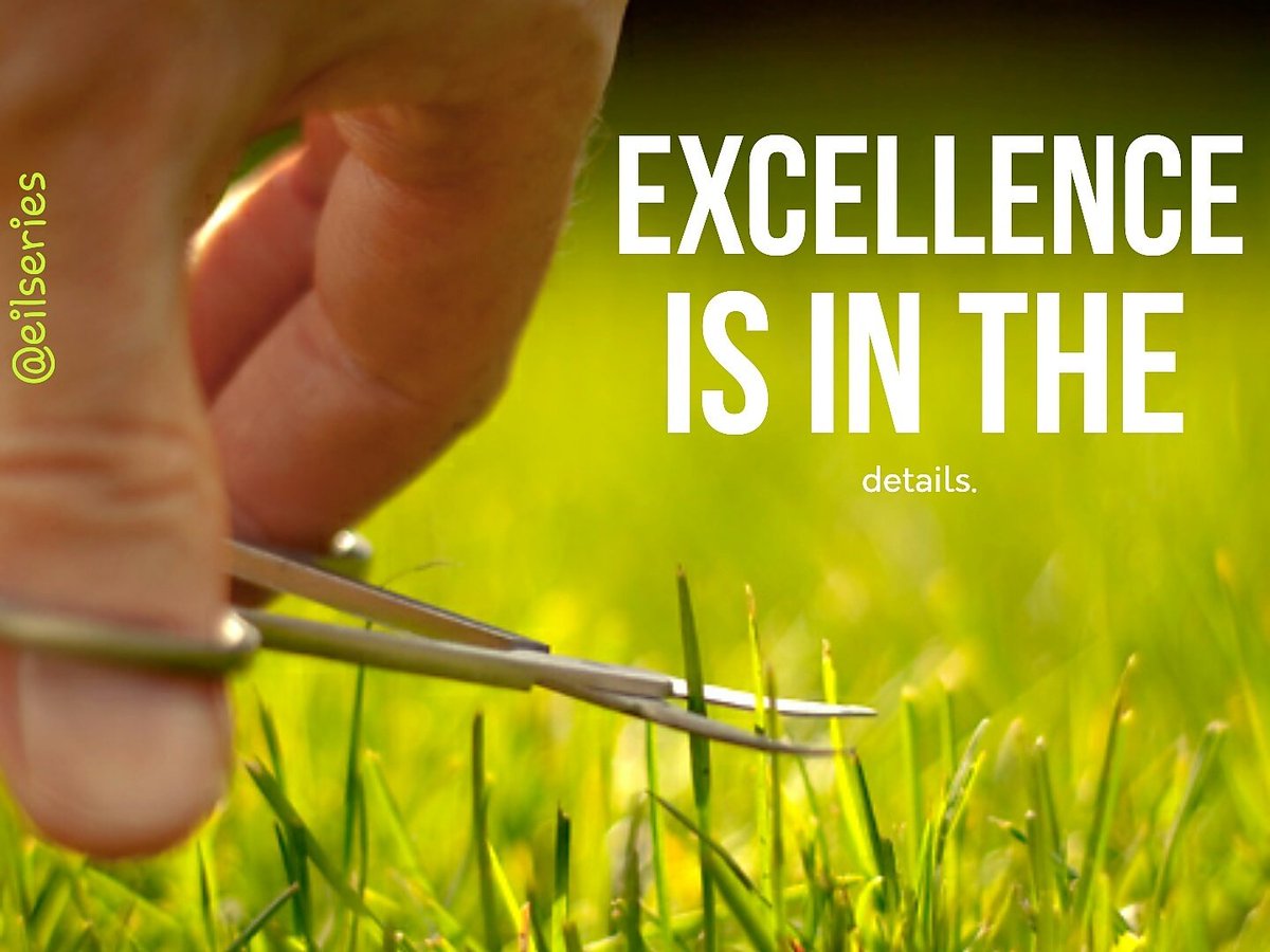 EILSeries's tweet photo. Pay attention to what others overlook and do it well. It will stand you out.
#doitwell #excellence #eilseries #details #attention #getitdone https://t.co/a9SB8YzPyw
