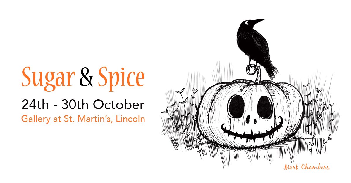 *FREE EXHIBITION*
Spooky Halloween-themed art is currently on show at Gallery at St. Martin's until the 31st October! #SugarSpice
