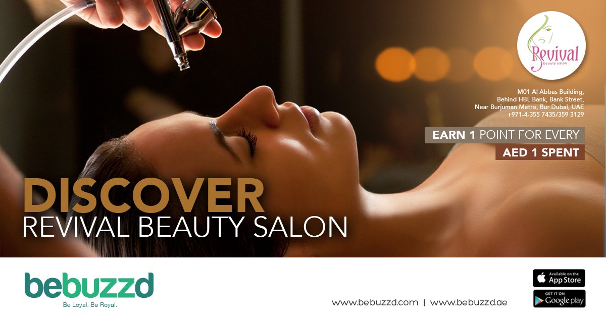 bebuzzd's tweet photo. @revivalsalonuae has said Yes to #Bebuzzd! How about you? #deals #rewards #dubai #mydubai https://t.co/BV6cykfnGV
