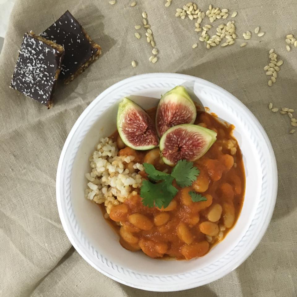 OrganicoBox's tweet image. Alubias barbacoa con higos frescos... y te lo llevamos al trabajo con #MonkeyChef en #Marbella ¿Quieres? Info: 630 48 21 99